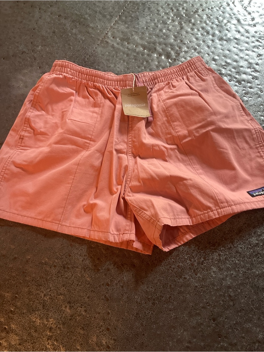 NWT Patagonia Women’s Peach Elastic-Waist Athletic Shorts
